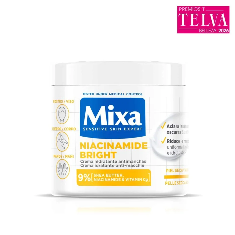 Mixa Niacinamide Bright: la crema antimanchas de 6 euros que arrasa en opiniones (y tiene sentido)